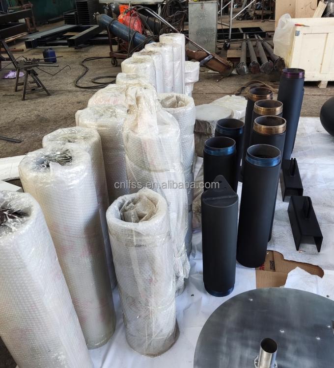 Wysokiej klasy Szkło sztuki obracający się kominek meble węglowe wysokiej jakości czarne nowoczesne meble okrągłe ze stali 7