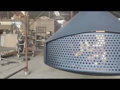 Europa wiszący piec opalany drewnem dekoracyjny sufit podwieszany kominek