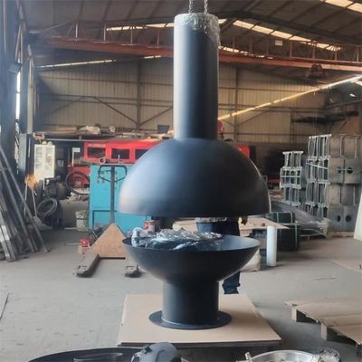 Indoor Hanging Fireplace Modern Suspended Rotating Wood Burning Stove with Diameter Options and Carbon Steel Material for Heating