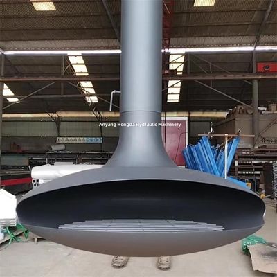 1200mm Hotel And Indoor Roof Ceiling Suspended Wood Fireplace wood burning fireplace