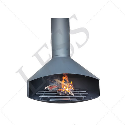 indoor contemporary indoor fireplace carbon steel wood burning stove rotating spherical
